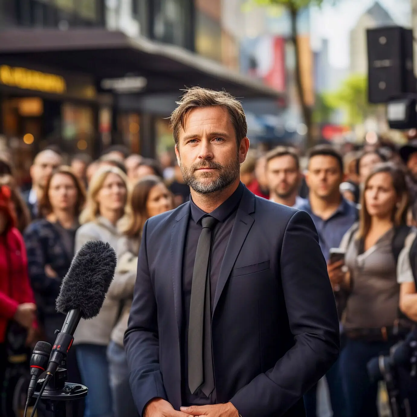 Люди, принимающие участие в высокопротокольном мероприятии.